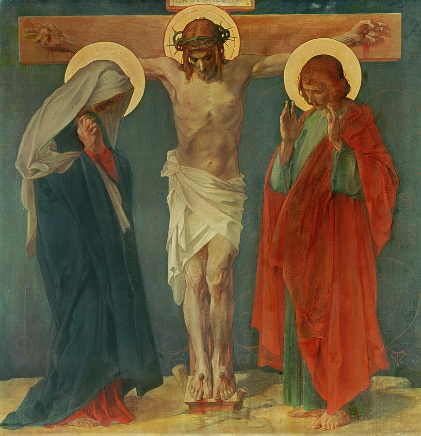 Jesus Dies on the Cross 12th Station of the Cross Painting by Martin ...