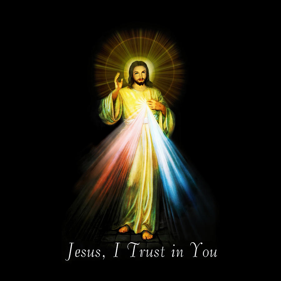Jesus Divine Mercy Mixed Media by Sr Faustina Kowalska - Fine Art America