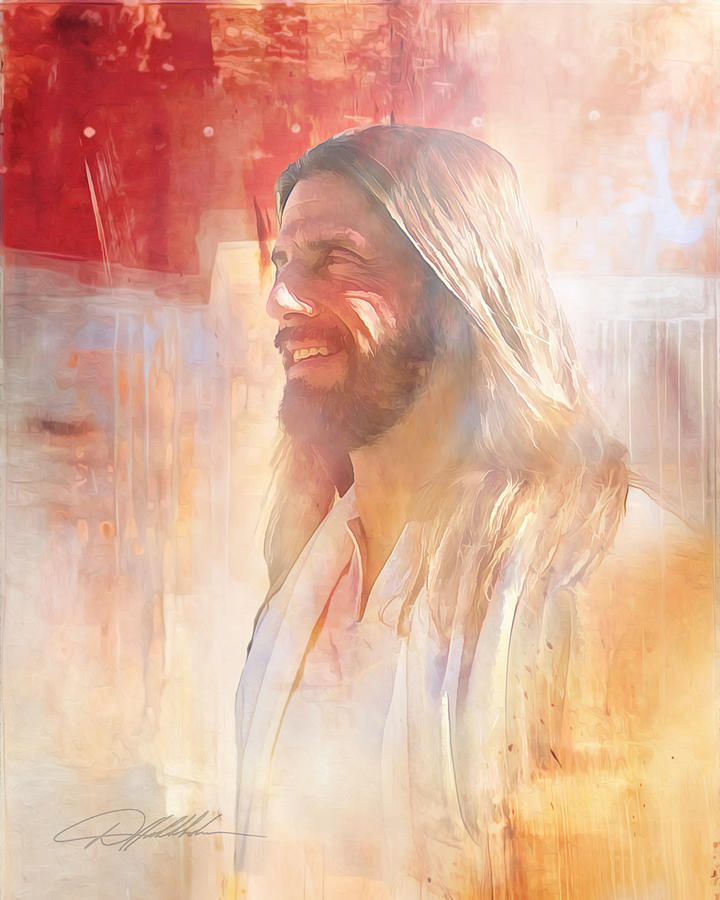 Christ  Painting by Danny Hahlbohm