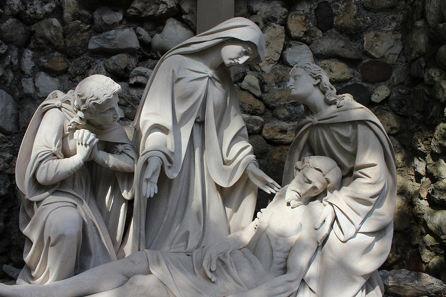 Jesus Chris Photograph - Jesus Is Taken Down From The Cross by Callen Harty Jesus Chris Photograph - Jesus Is Taken Down From The Cross by Callen Harty