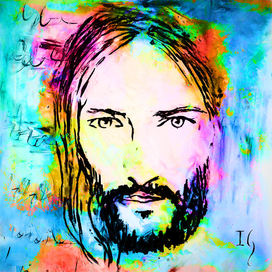 Jesus Painting by Ivan Guaderrama