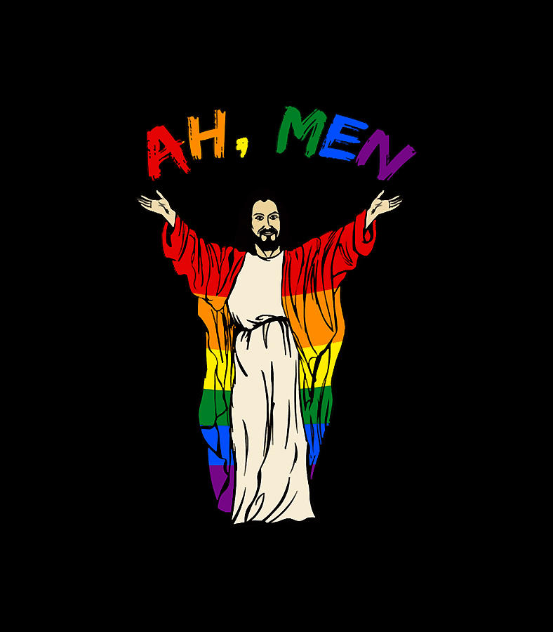 Jesus lgbt ah men Digital Art by Jesus lgbt ah men | Pixels