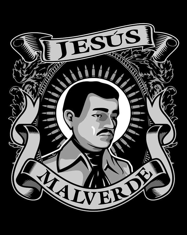 Jesus Malverde Mexican Hero Angel Of The Poor Digital Art by Sue Qin Koh