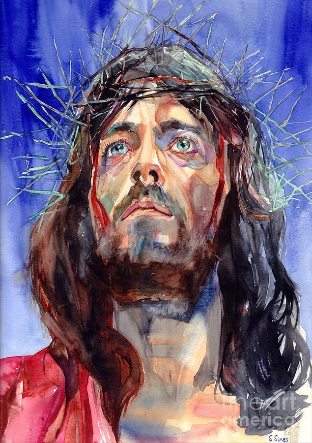 Jesus Christ Painting - Jesus Of Nazareth 1977 by Suzann Sines