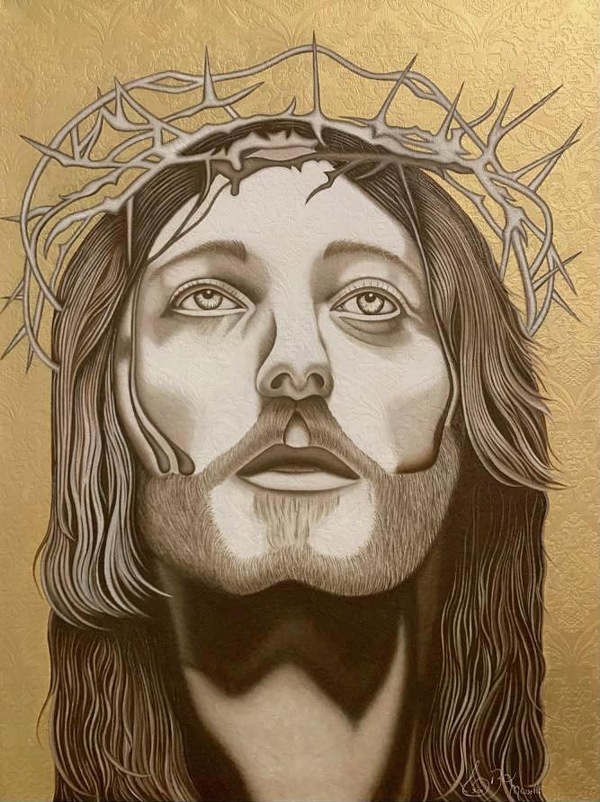 Jesus of Nazareth Mixed Media by Cristina Maselli - Fine Art America