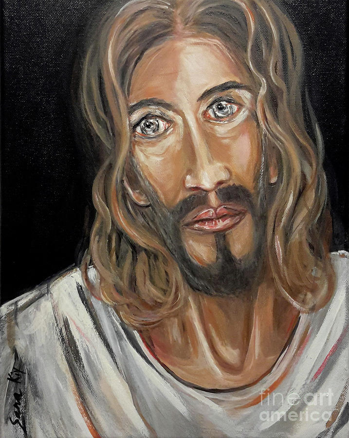 Jesus of Nazareth Painting by Oksana Semenchenko