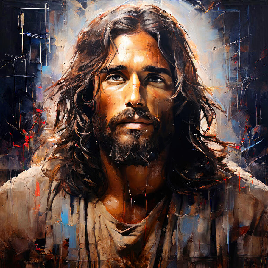 Jesus Christ Painting - Jesus Portrait 2024 by John Farr