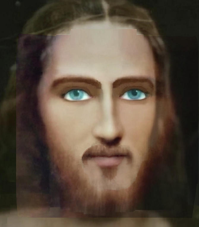 Jesus Portrait Work in Progress Digital Art by Nancy Morris Hartley ...