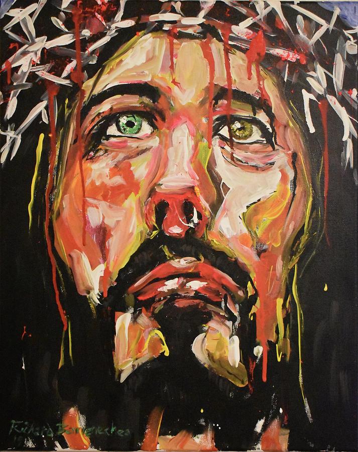 Jesus Painting by Richard Barrenechea - Fine Art America