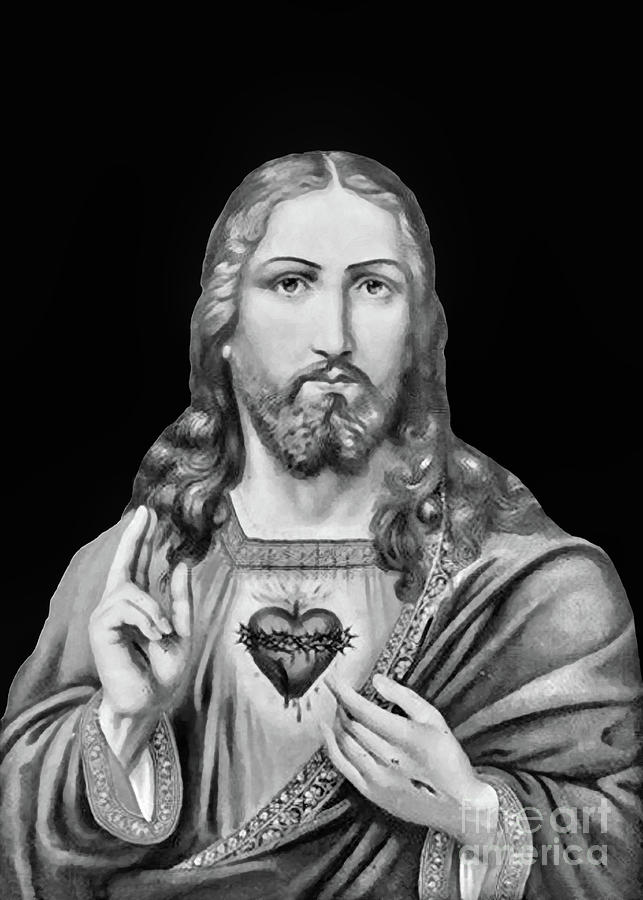 Jesus Scared Heart V Photograph by Munir Alawi - Pixels
