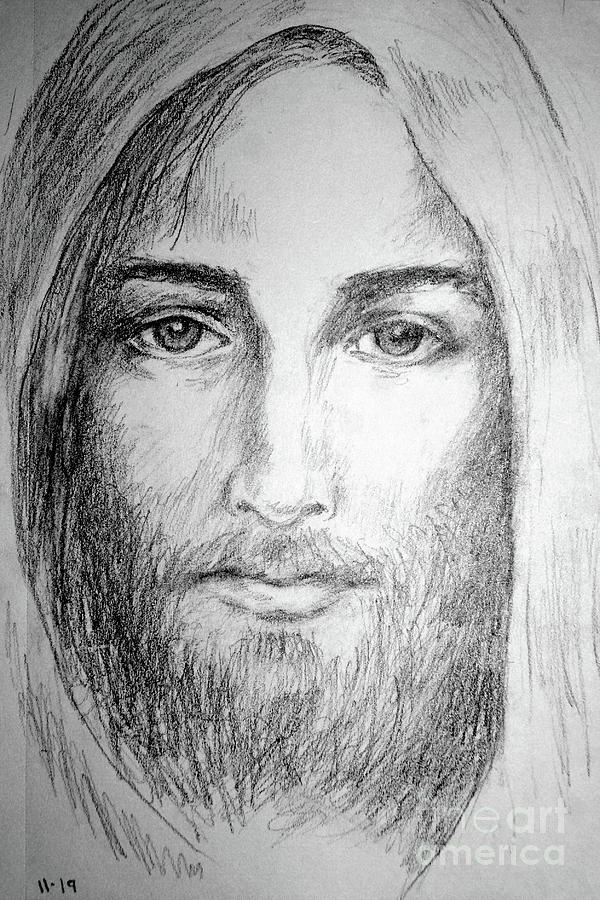Jesus Drawing by Steffani GreenLeaf