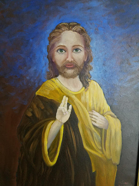 Jesus Painting by Susan Marietta - Fine Art America
