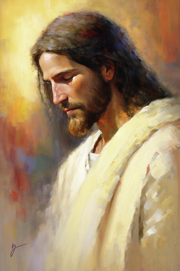Jesus, the Anointed Painting by Greg Collins