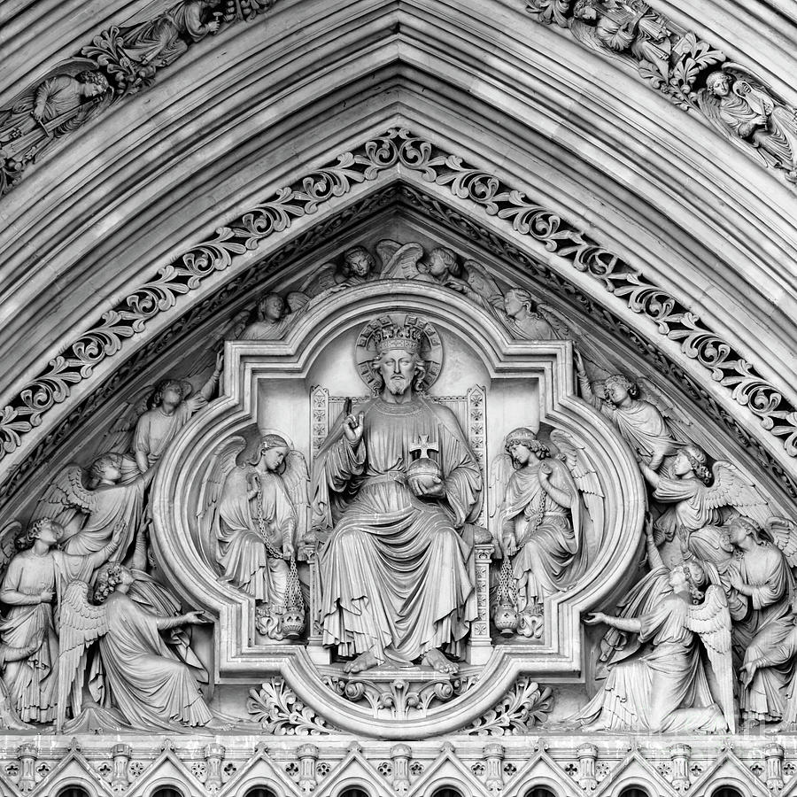 Jesus the King Westminster Abbey London Photograph by James Brunker