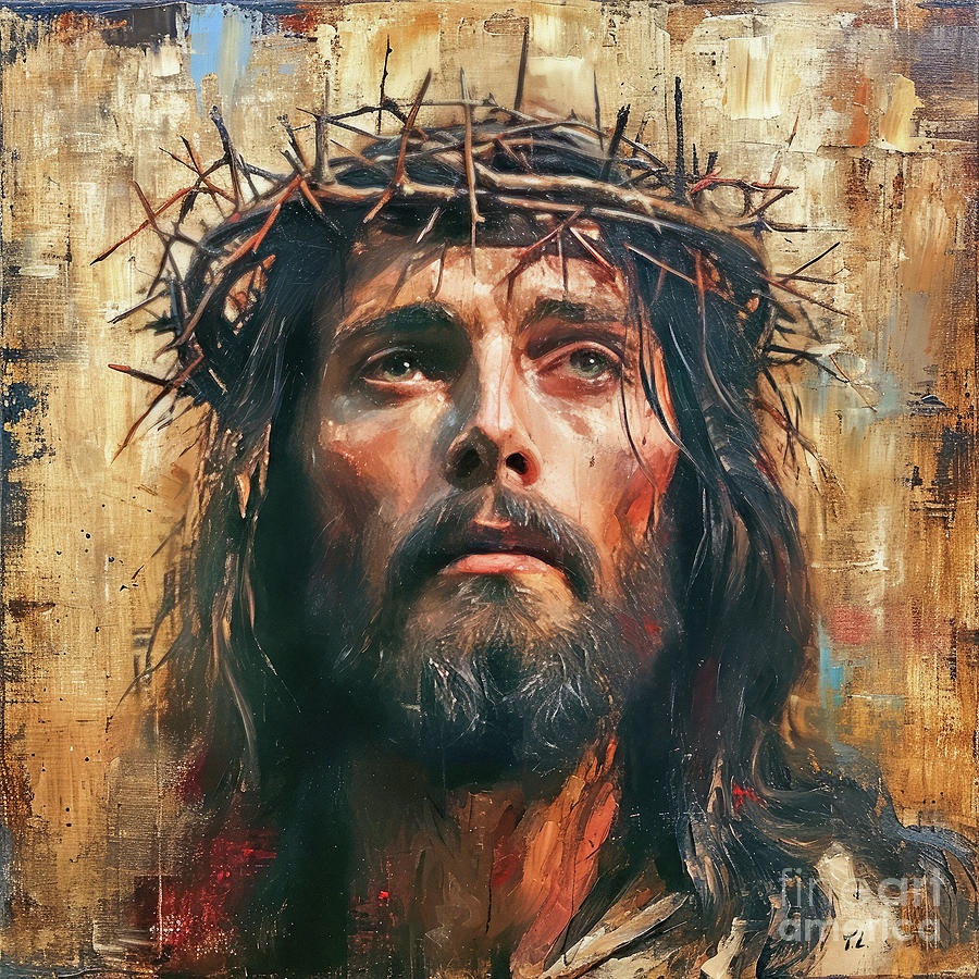 Jesus Painting by Tina LeCour