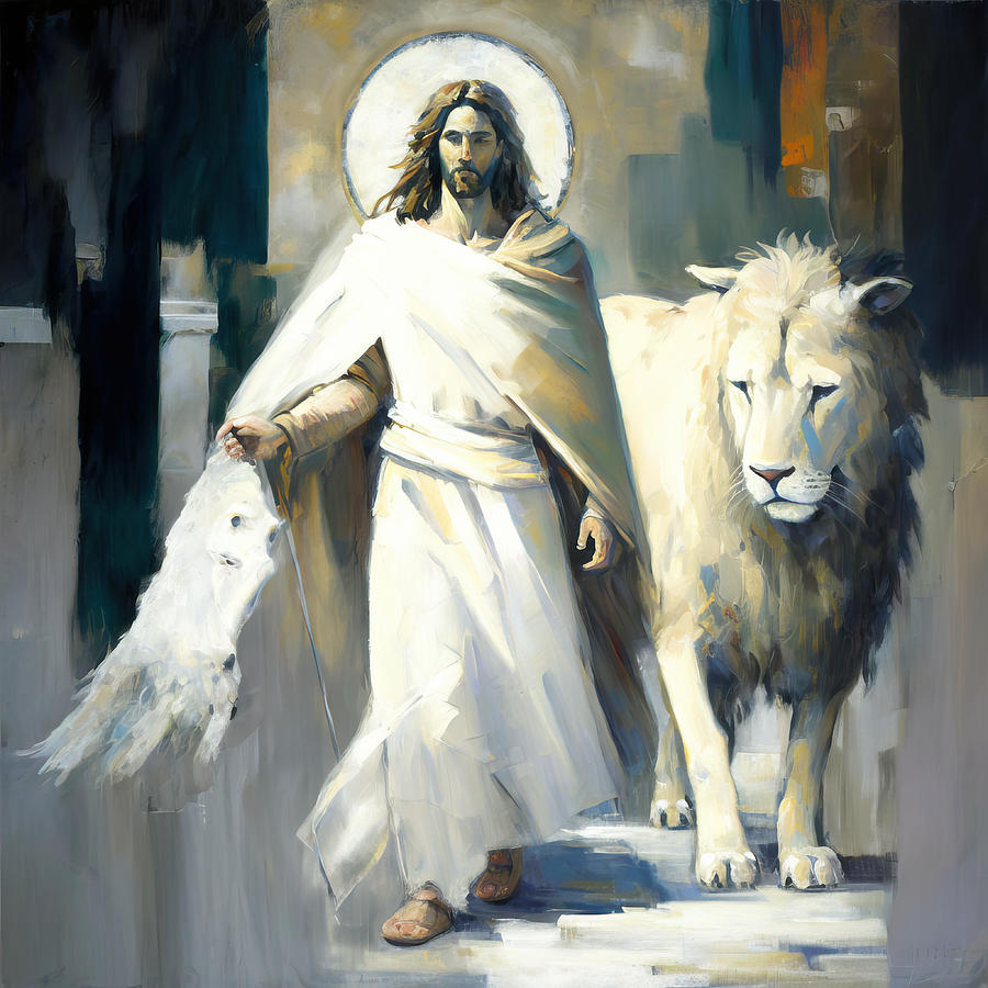 Jesus Christ Painting - Jesus will come back by My Head Cinema