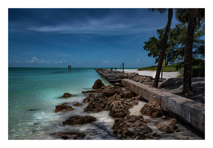 Jetty at Coquina Beach Photograph by ARTtography by David Bruce Kawchak
