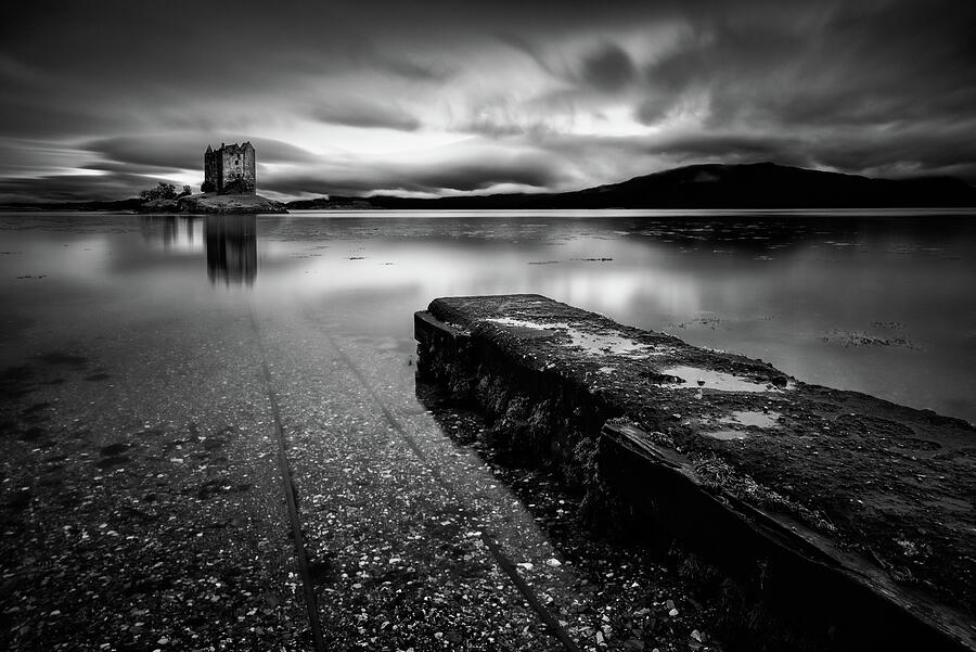 Jetty To Castle Stalker Photograph