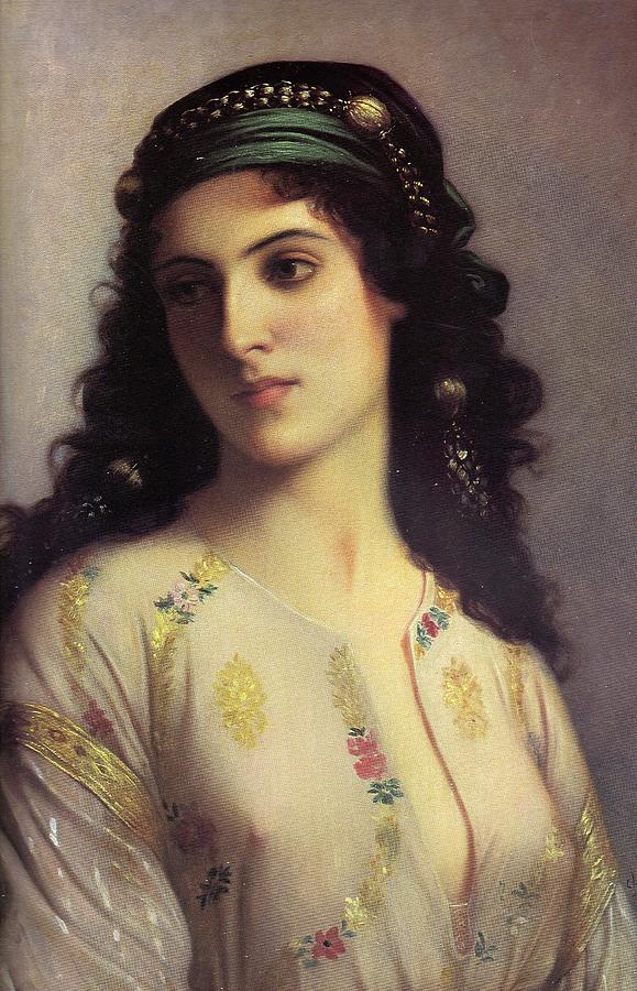 Jeune Femme De Tanger Painting