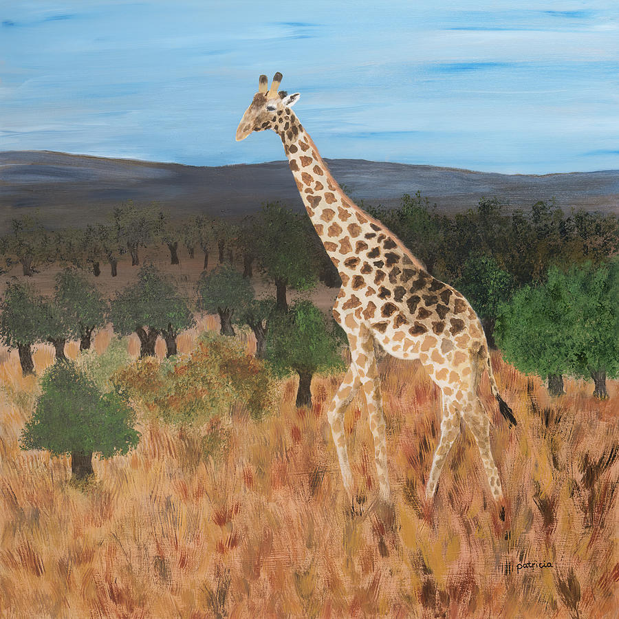 Jewel of the Serengeti Painting by Patricia Gould