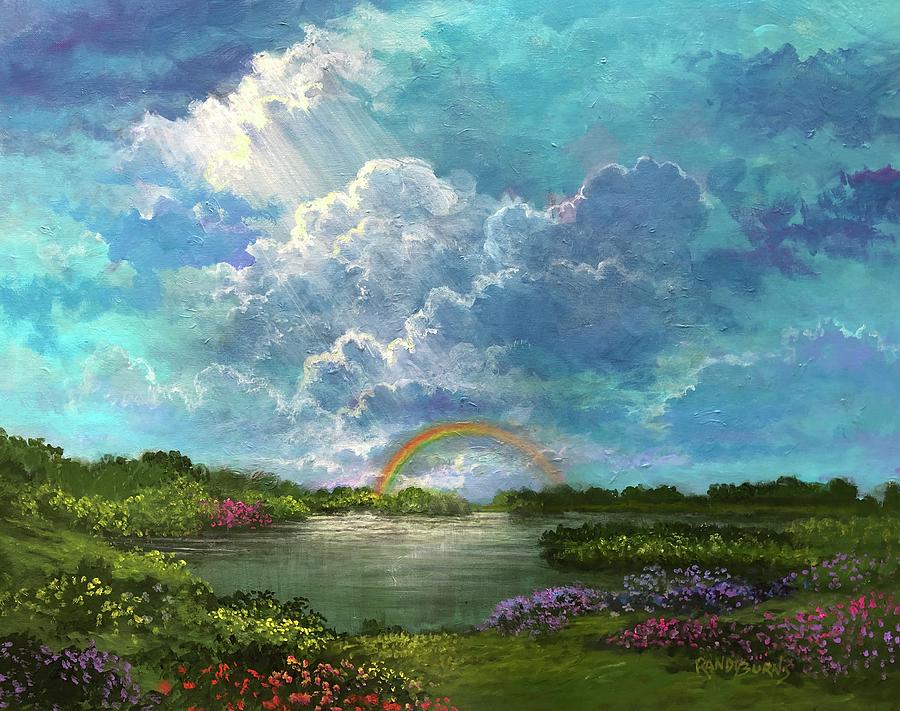 Jewel Of The Summer Sky Painting by Rand Burns