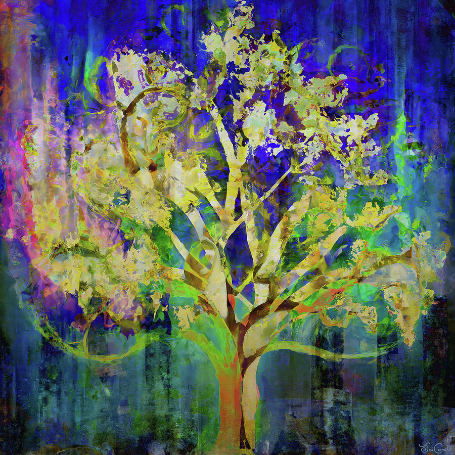 Jewel Tree - Abstract Art Digital Art by Jaison Cianelli