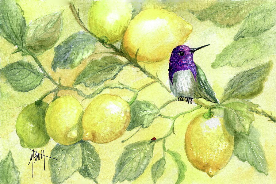 Jewels In The Orchard Painting by Marilyn Smith