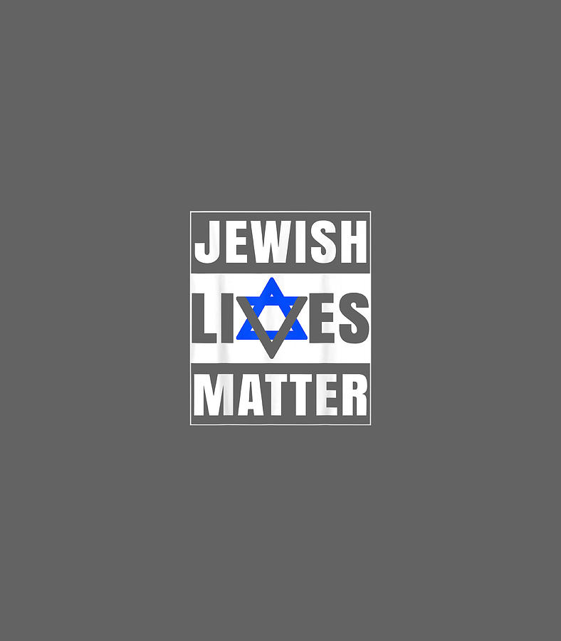Jewish Lives Matter David Star Retro Jewish Holiday Digital Art by ...