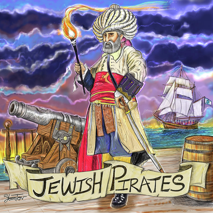 Jewish Pirates The Great Jew Painting by Yom Tov Blumenthal