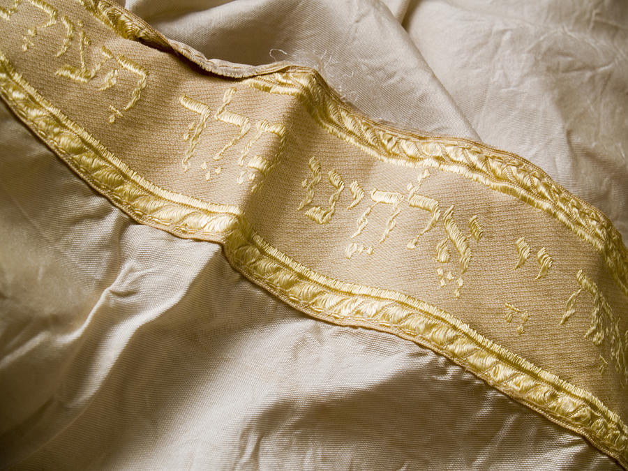 Jewish ritual objects (Tallis or prayer shawl) Photograph by David H. Wells