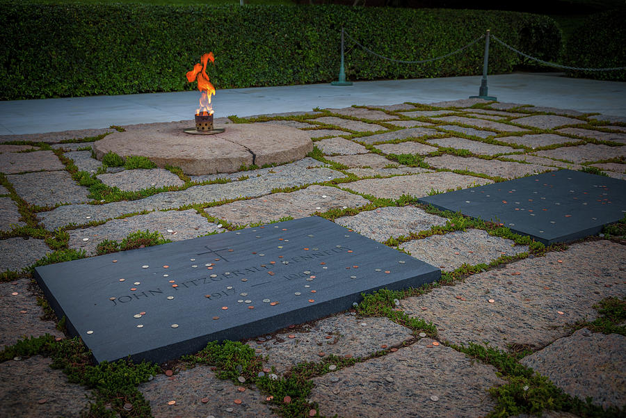 Nature Photograph - JFK and Jackie Kennedy Memorial by Scott McGuire