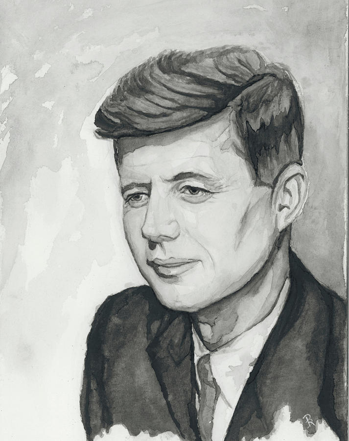 JFK Painting By B Hopkins - Fine Art America