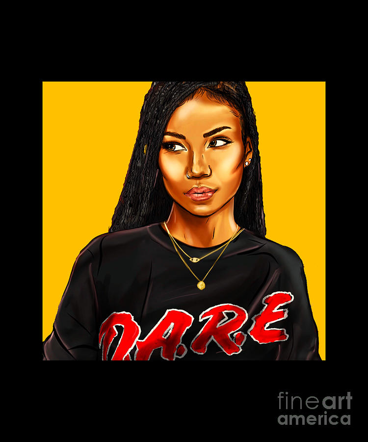 Jhene Aiko Perfect Graphic Tee Digital Art by Notorious Artist Fine