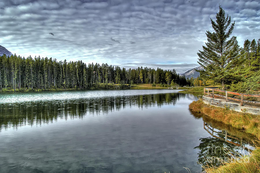 Johnson Lake - Banff National Park - Alberta - Canada Photograph by Paolo Signorini
