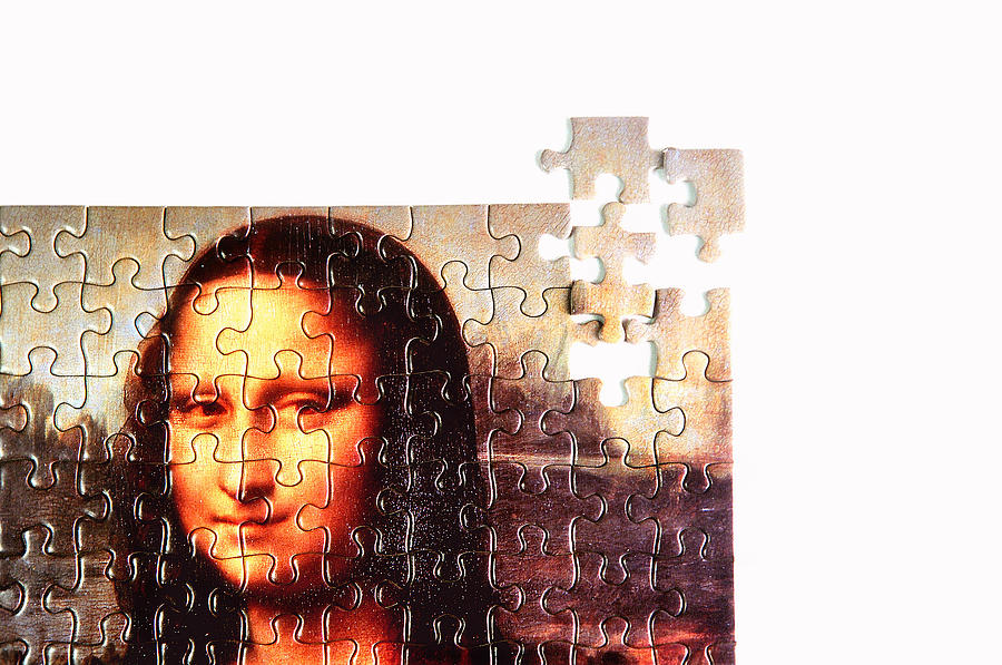 Jigsaw Puzzle of Mona Lisa Photograph by Yasuko Inoue