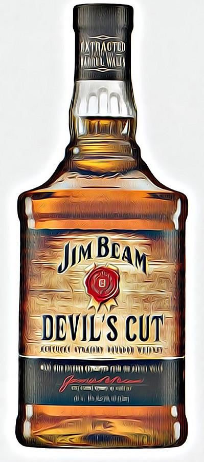 jim beam devil's cut t shirt