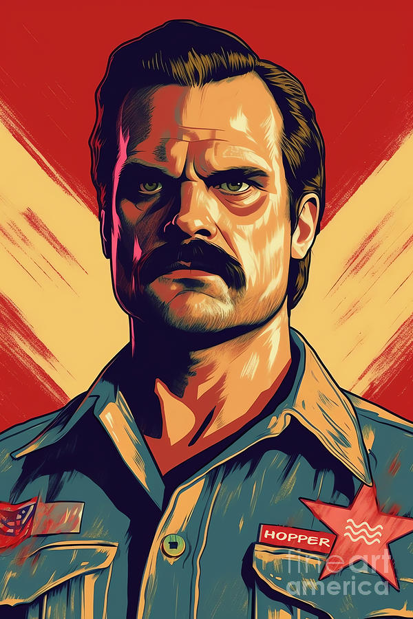 Jim Hopper Digital Art by Carlos V - Fine Art America