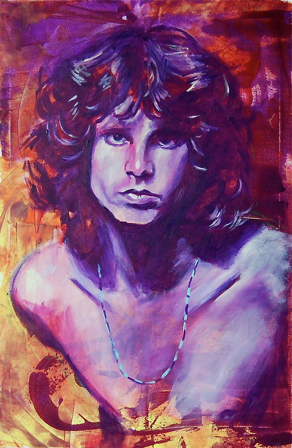 Jim Morrison Painting by Alejandro Castanon - Fine Art America