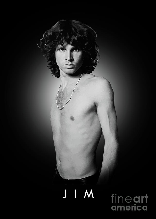Jim Morrison Digital Art - Jim Morrison by Bo Kev