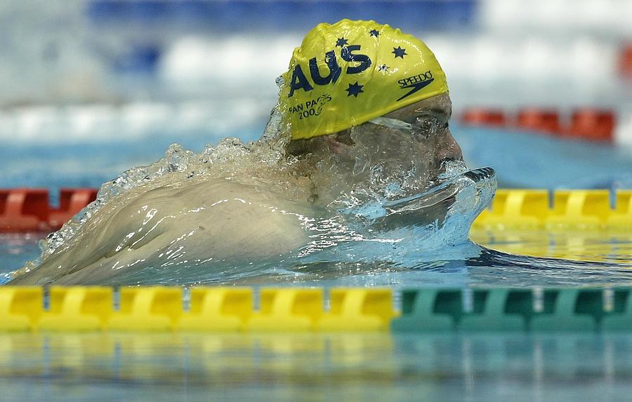 Jim Piper from Australia swimming Photograph by Sean Garnsworthy