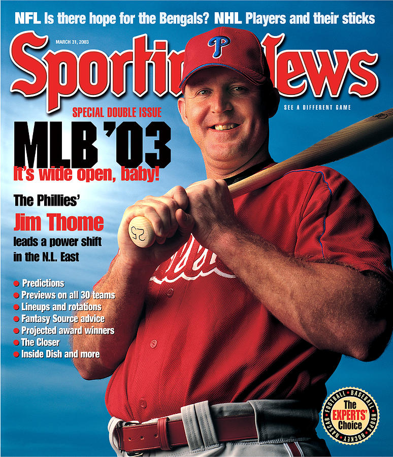 Jim Thome Photograph by Sporting News Archive