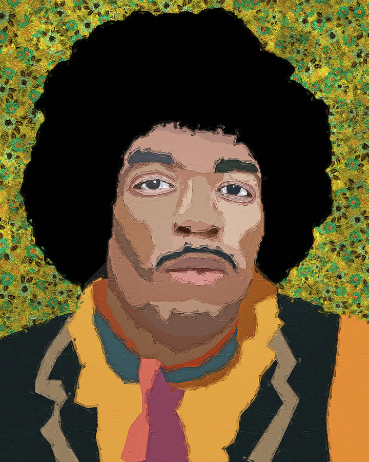 Jimi Painting by Dan Sproul
