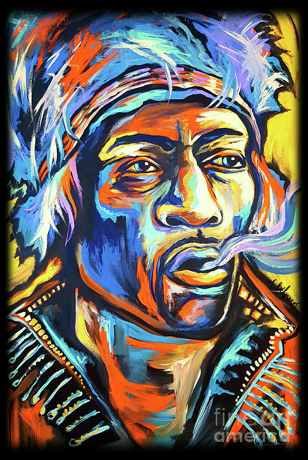 Jimi Hendrix Painting - Jimi Hendrix by Amy Belonio