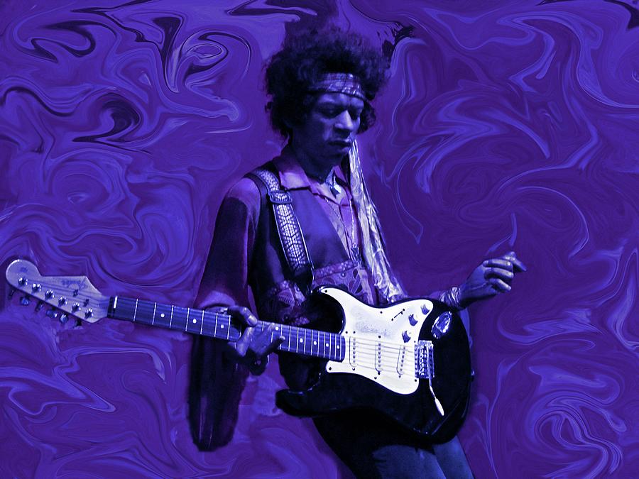 Jimi Hendrix - In the Haze Photograph by Movie Poster Prints
