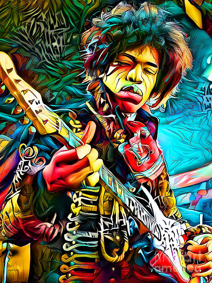 Jimi Hendrix Psychedelic Rock