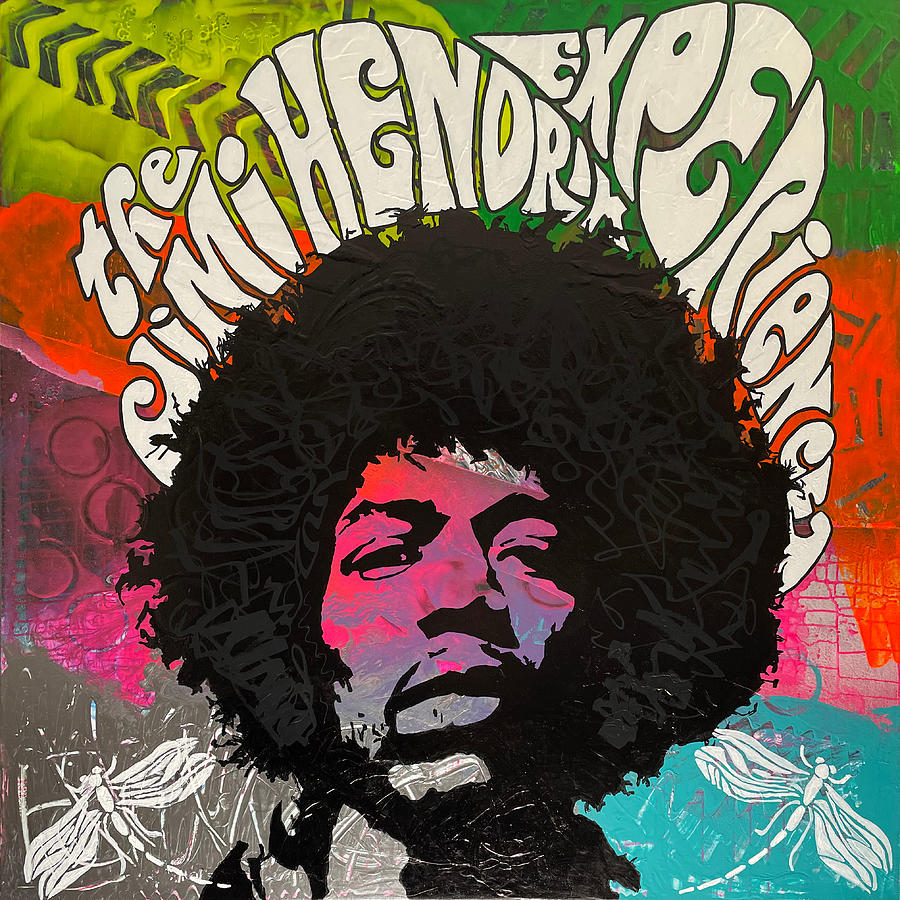 Harmonic Visions Jimi's Kaleidoscope Mixed Media by Allegory Artist ...