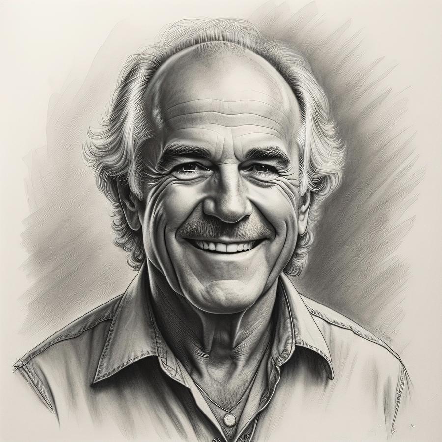 Jimmy Buffett Sketch Digital Art by Bob Smerecki - Fine Art America