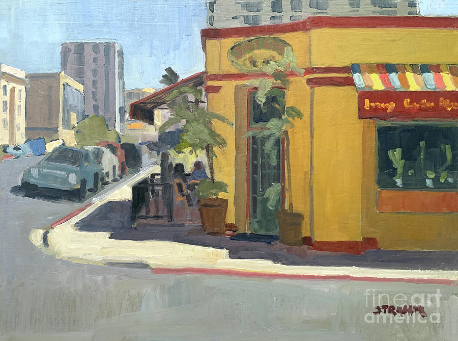 Jimmy Carters, San Diego, California Painting by Paul Strahm
