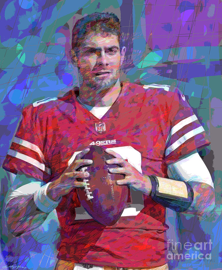 Jimmy G Sf 49ers Mixed Media