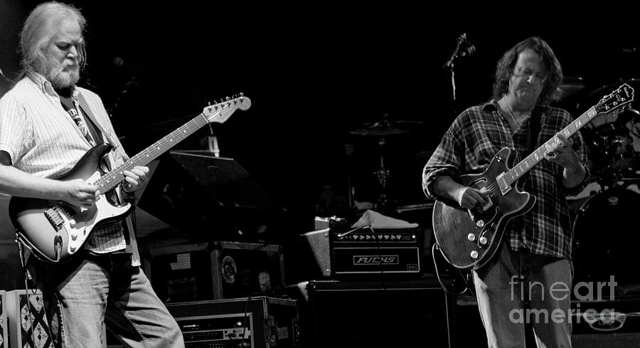Jimmy Herring and John Bell with Widespread Panic Photograph by David Oppenheimer